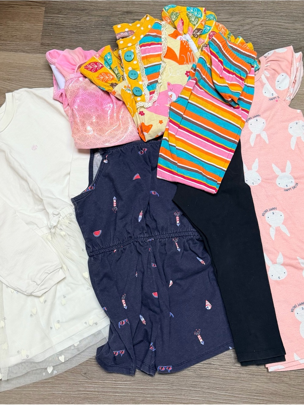 Girls' 5T 7 piece Mix